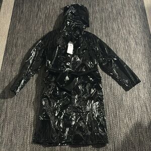 Alo yoga Metallic Break Line Trench black size XS